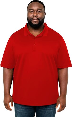 قميص بولو رجالي كبير الحجم من JC DISTRO - ملابس عمل وكاجوال - قطن ناعم من الداخل وبوليستر مسامي من الخارج، حتى Big7XL in Kuwait
