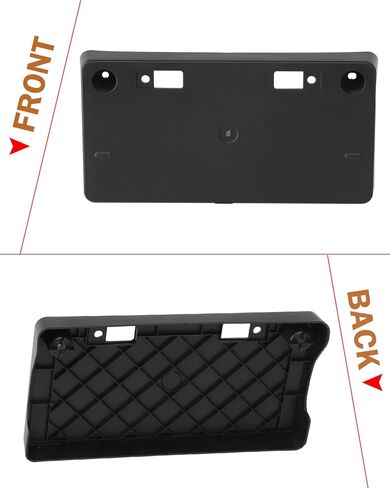 دعامة تثبيت إطار لوحة الترخيص الأمامية لسيارة Toyota Highlander 2020 2021 2022 2023 2024 2025 2026 حامل لوحة ترخيص المصد الأمامي # 521140E160 TO1068162 in Saudi Arabia