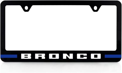 Ford Bronco UV Printed License Plate Frame - Cactus Grey in Saudi Arabia