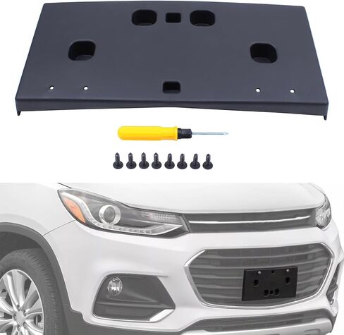 MOTOKU Front Bumper License Plate Frame Bracket Holder for Chevrolet Trax 2017-2022 with Screws Hardware in Saudi Arabia