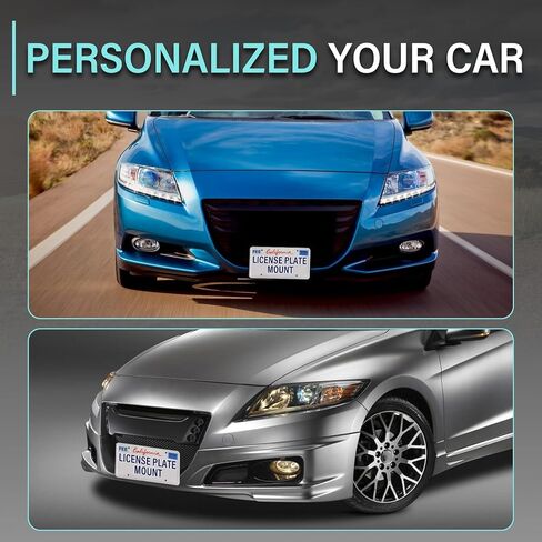 حامل دعامة تثبيت لوحة ترخيص المصد الأمامي الجديد بدون حفر متوافق مع Honda CR-V 2012-2023 إطارات لوحة ترخيص الشبكة الأمامية مجموعة تركيب لوحة الترخيص الأمامية ملحقات علامة السيارة in Kuwait