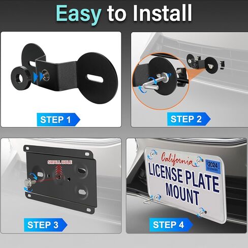 حامل دعامة تثبيت لوحة ترخيص المصد الأمامي الجديد بدون حفر متوافق مع Honda CR-V 2012-2023 إطارات لوحة ترخيص الشبكة الأمامية مجموعة تركيب لوحة الترخيص الأمامية ملحقات علامة السيارة in Kuwait