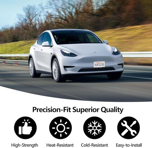 2024 Tesla Model Y حامل لوحة الترخيص الأمامي وحامل تثبيت الإطار بدون حفر ولا لاصق ارتفاع قابل للتعديل حامل لوحة ترخيص مصنوع في الولايات المتحدة لطراز Tesla Y 2020-2024 الملحقات المتوافقة مع OEM in Kuwait