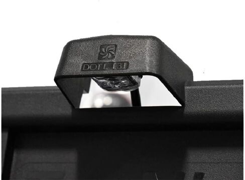 Full Size Black Plastic License Plate Frame with LED Plate Light Truck Trailer in Kuwait