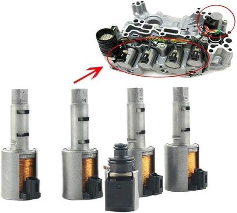 CVT Automatic Transmission Solenoid Kit 5PCS RE0F11A JF015E Compatible With Sentra Versa Spark 2012 2013 2014 2015 in Kuwait
