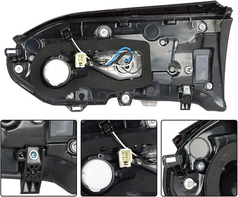 labwork Driver Side Inner Tail Light Replacement for Toyota RAV4 2019 2020 2021 Rear Tail Light Brake Lamp Assembly LH Left Side 815900R060 TO2802148 in Kuwait