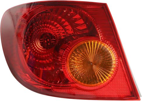 LH Left Driver Side Outer Tail Light Replacement for Toyota Corolla 2003-2008 Tail Lamp 8156002290 TO2800154 in Saudi Arabia