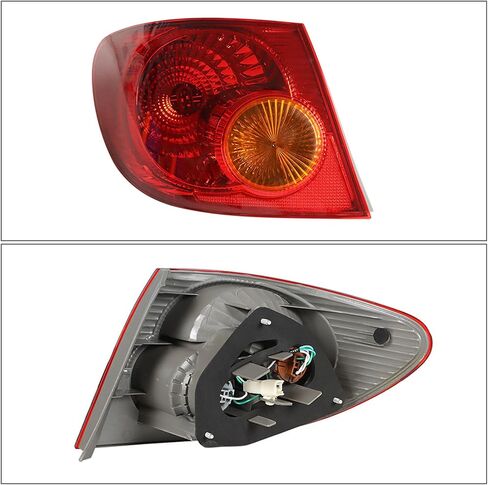 LH Left Driver Side Outer Tail Light Replacement for Toyota Corolla 2003-2008 Tail Lamp 8156002290 TO2800154 in Saudi Arabia