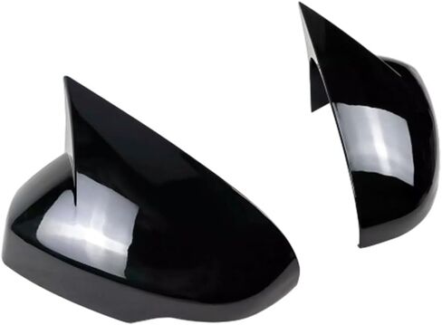 BOYOUS 2PCS Glossy Black Style Ox Horn Rearview Mirror Cover Exterior Accessories Fit For Honda 2023 2024 2025 2026 CR-V CRV, Fit For With Turn Signal—Glossy Black in Saudi Arabia