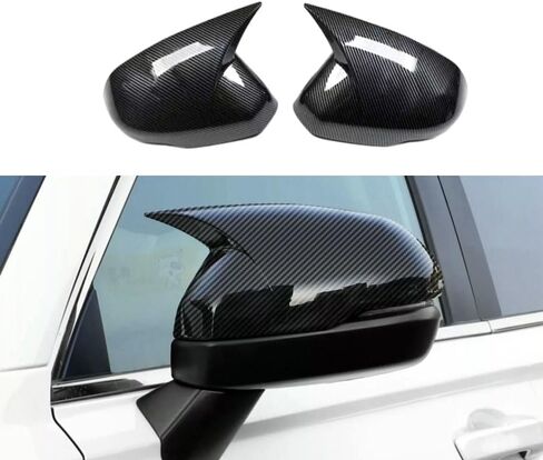 BOYOUS 2PCS Glossy Black Style Ox Horn Rearview Mirror Cover Exterior Accessories Fit For Honda 2023 2024 2025 2026 CR-V CRV, Fit For With Turn Signal—Glossy Black in Saudi Arabia