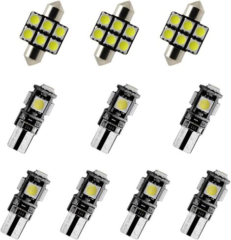8X-SPEED 8 قطعة Led الداخلية ضوء لمبة 5050 رقاقة لتويوتا سوبرا MK3 1986-1993 تم قراءة صندوق القفازات جذع المرآة البالونية الشمس قناع ضوء in Saudi Arabia