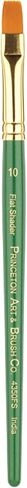 Princeton Artist Brush Co. Lauren Series 4350 - مقاس دائري بمقبض قصير 12 - فرشاة طلاء صناعية ذهبية واحدة للألوان المائية والطلاء الأكريليك in Kuwait