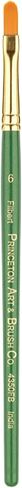 Princeton Artist Brush Co. Lauren Series 4350 - مقاس دائري بمقبض قصير 12 - فرشاة طلاء صناعية ذهبية واحدة للألوان المائية والطلاء الأكريليك in Kuwait