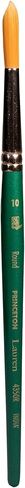 Princeton Artist Brush Co. Lauren Series 4350 - مقاس دائري بمقبض قصير 12 - فرشاة طلاء صناعية ذهبية واحدة للألوان المائية والطلاء الأكريليك in Kuwait