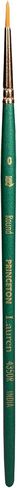 Princeton Artist Brush Co. Lauren Series 4350 - Short Handled Angular Shader Size 1/2 - Single Golden Synthetic Angular Paintbrush for Watercolor and Acrylic Painting in Kuwait