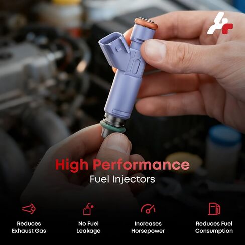 Fuel Injectors Set of 8, Compatible with Ford F150 2009-2010, Ford Mustang 2009-2010-v8 4.6L, Replace Part 9L3Z9F593E 4G2120 822-11208 800-2031N FJ995 in Kuwait