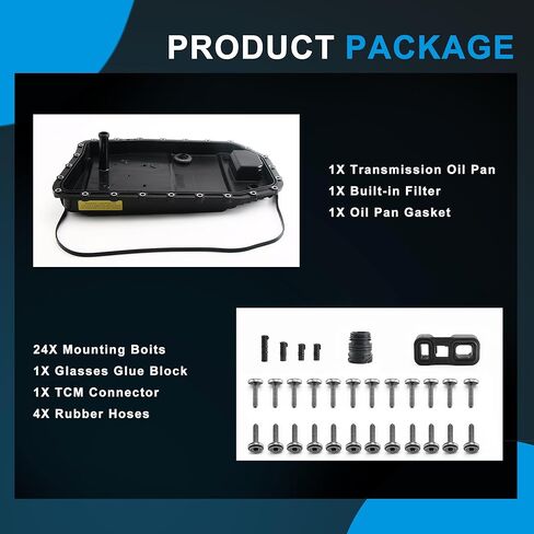 6HP19/21 transmission oil pan Gasket Repair Kit (24152333907) Fits BMW 323i 325i/xi 328i/xi 330i/xi 335i/xi 520i 525i 530i 535i 740i X1 X5 X6 (E60 E61 E70 E71E72 E83 E85 E86 E90 F01 F02) in Saudi Arabia