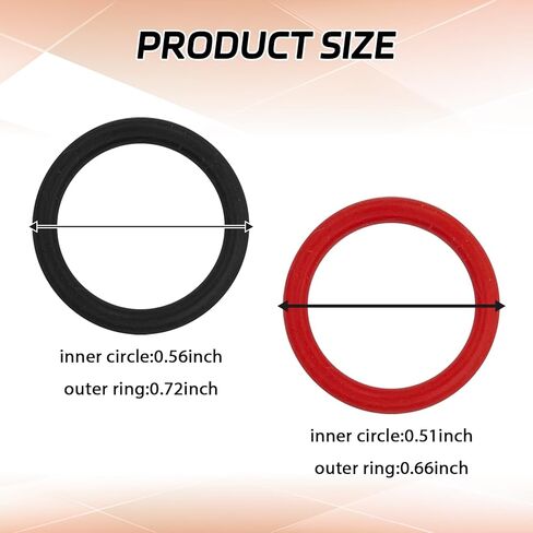 2PCS Power Steering Pump O-Ring Seals, Inlet & Outlet Rubber O Rings Replacement for Honda Civic Accord CR-V Pilot Oadyssey Ridgeline & Acura MDX RDX TL RSX, OEM #91370-SV4-000#91345-RDA-A01 in Kuwait