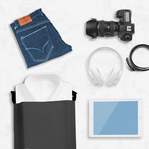 أكياس بريدية من البوليستر ذاتية الغلق مقاس 9 × 12 بوصة من The Boxery - 1000 عبوة | أظرف شحن مقاومة للماء ومقاومة للتمزق in Kuwait