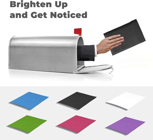 أكياس بريدية من البوليستر ذاتية الغلق مقاس 9 × 12 بوصة من The Boxery - 1000 عبوة | أظرف شحن مقاومة للماء ومقاومة للتمزق in Kuwait