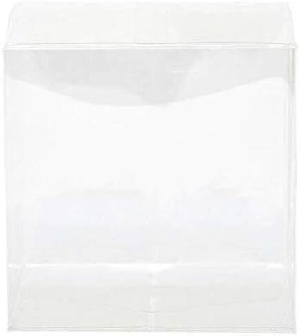Clear PVC Tuck Top Boxes 1" X 1" X 2" | Quantity: 50 in Saudi Arabia