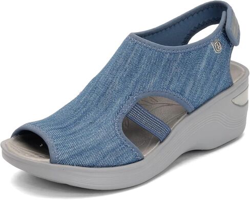 BZees womens Dream Denim Ankle Straps 6 W in Kuwait
