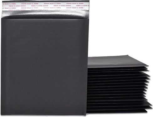 Black Matte Kraft Bubble Mailers, Strong Adhesion Padded Packaging Self Seal Mailing Cushioned Tear Resistant Envelopes (40, 6x10) in Saudi Arabia