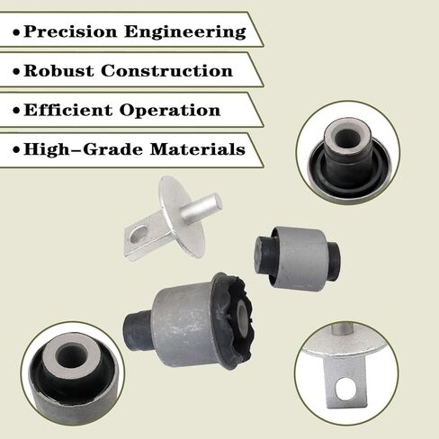 Priprilod Rear Knucle & Trailing Arm Bushing Set Both Sides Compatible With Honda CIVIC 2006-2011# 52370-SNA-906 52370-SNA-A06 52371-SNA-A06 in Saudi Arabia