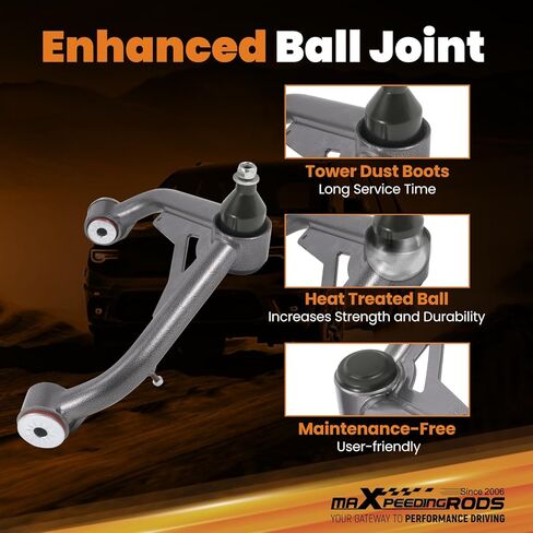 maXpeedingrods 2-4" Lifted Upper Control Arm for Chevy Silverado/GMC Sierra 2500HD/3500HD 2001-2010 8 Lug in Saudi Arabia