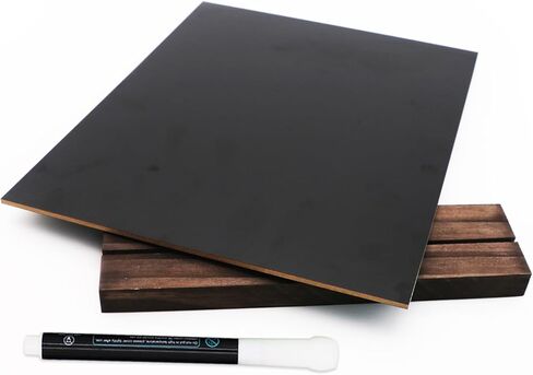 GUKBIAY علامة السبورة المنضدية مع حامل قاعدة 4 حزمة 8.5 × 11 بوصة مزدوجة الجانب الدائمة لوحات القائمة علامات الطعام لحفل بوفيه الزفاف بار مطعم الطعام in Kuwait