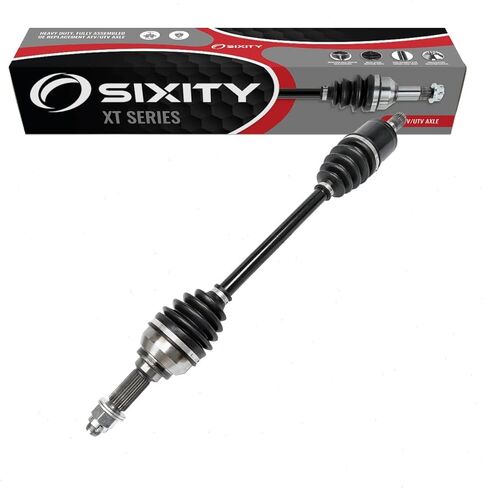 Sixity XT Front Right Axle compatible with John Deere Gator RSX 860E 860M XUV 550 S4 560 560E 590E 590i Power Steering 590M Special Edition Black 625i 4x4 RSX860i 2011-2020 in Saudi Arabia