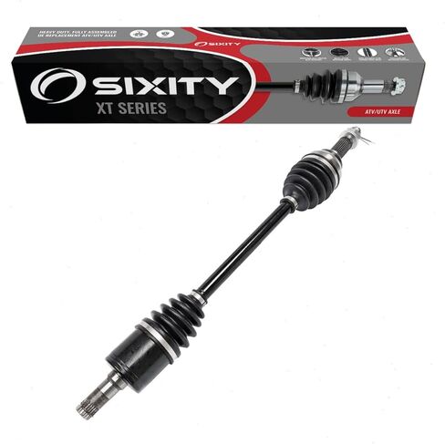 Sixity XT Front Right Axle compatible with John Deere Gator RSX 860E 860M XUV 550 S4 560 560E 590E 590i Power Steering 590M Special Edition Black 625i 4x4 RSX860i 2011-2020 in Saudi Arabia