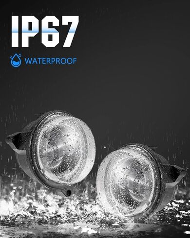 AUPOWERO LED Low Beam Headlights for Outlander 500 650 800 850 1000 2012-2022 XMR STD XT XT-P, Head Lamp with Halo Ring DRL Kit Accessories, 2PCS, Replace #710006177 in Kuwait