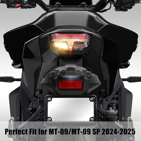 مصباح خلفي LED متكامل لـ MT-09 / MT-09 SP 2024-2025، مصباح خلفي لإشارة الانعطاف وامض الفرامل، التوصيل والتشغيل بعدسات مدخنة للضوء الخلفي للدراجات النارية MT09 in Saudi Arabia