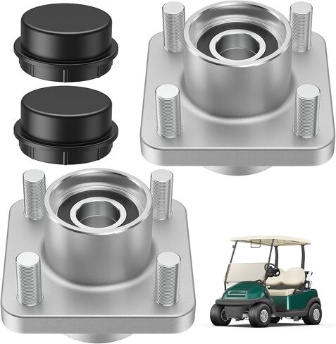 Drive-up Golf Cart Front Wheel Hub Assembly, Club Car Front Wheel Hub with Bearings Oil Dust Seal for Club Car Precedent and DS 2003-Up and Tempo 2018-Up Gas or Electric Golf Carts, OEM 102357701 in Kuwait