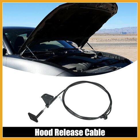 74130SNAA01 غطاء المحرك الأمامي مزلاج قفل الإصدار سلك كابل استبدال لهوندا سيفيك 2006-2011 استبدال أسود in Kuwait