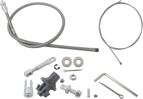 24inch 36 Inch Universal Stainless Adjustable Steel Braided Throttle Cable, Replaces for Part 5657, 1/4-20 Thread on Connection (New Version) in Saudi Arabia