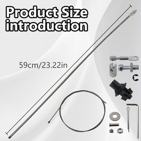 24inch 36 Inch Universal Stainless Adjustable Steel Braided Throttle Cable, Replaces for Part 5657, 1/4-20 Thread on Connection (New Version) in Saudi Arabia