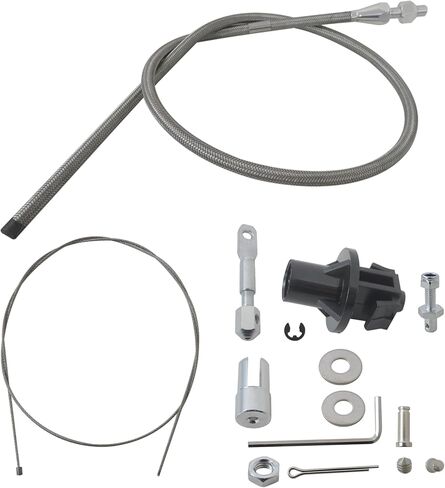 24inch 36 Inch Universal Stainless Adjustable Steel Braided Throttle Cable, Replaces for Part 5657, 1/4-20 Thread on Connection (New Version) in Saudi Arabia