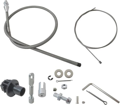 24inch 36 Inch Universal Stainless Adjustable Steel Braided Throttle Cable, Replaces for Part 5657, 1/4-20 Thread on Connection (New Version) in Saudi Arabia