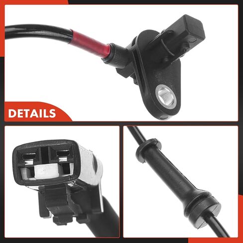 A-Premium ABS Wheel Speed Sensor Compatible with Hyundai Models - Veracruz 2007 2008 2009 2010 2011 2012, 3.8L - Front Driver and Passenger Side, 2-PC Set, Replace# 95670-3J000, 95671-3J000 in Saudi Arabia
