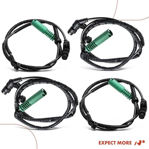 A-Premium ABS Wheel Speed Sensor Compatible with Land Rover Models - Range Rover 2006-2012 - Front and Rear Driver and Passenger Side, 4-PC Set, Replace# SSB500052, SSB500053 in Saudi Arabia
