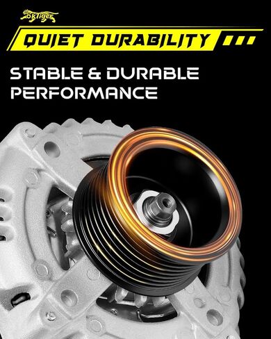 Oktiger 6.7L V8 Diesel Upgraded Alternator for Ford F250 F350 F450 F550 Super Duty 2011-2016 King Ranch Lariat Platinum Xl Xlt, V8 12V 150A Clockwise 8-Groove Clutch Pulley OE BC3T-10300-CA in Kuwait