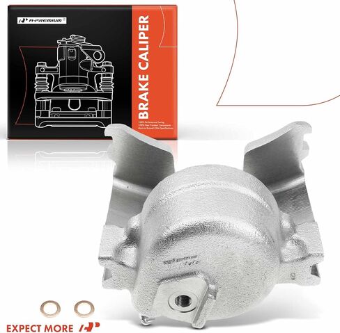 A-Premium Disc Brake Caliper Assembly Without Bracket Compatible with Select Ford and Mazda Models - Ranger, Explorer, Aerostar, For Bronco II, B2300, B3000, B4000, Navajo - Front Left Driver Side in Saudi Arabia