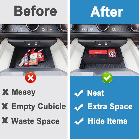 PIMCAR Console Drawer Tray for 2023-2026 Honda Accord Insert Storage Box with Anti-Slip Mat Extra Hidden Compartment Interior Accessories in Kuwait