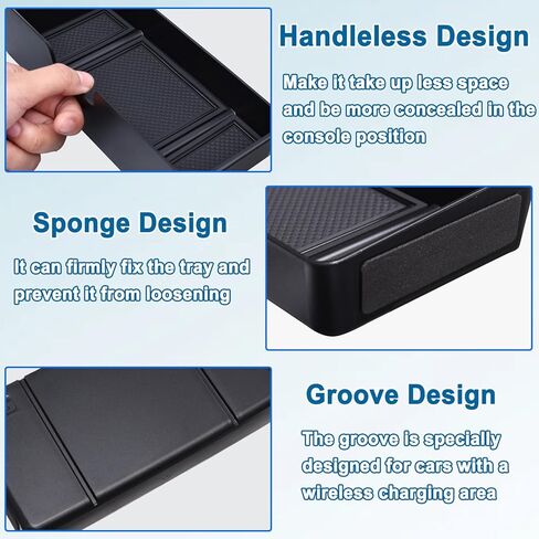 PIMCAR Console Drawer Tray for 2023-2026 Honda Accord Insert Storage Box with Anti-Slip Mat Extra Hidden Compartment Interior Accessories in Kuwait