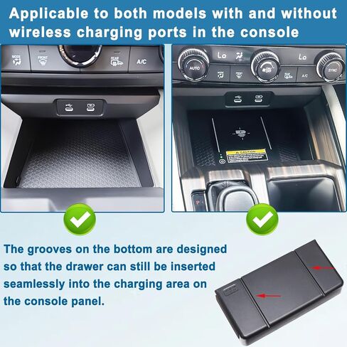 PIMCAR Console Drawer Tray for 2023-2026 Honda Accord Insert Storage Box with Anti-Slip Mat Extra Hidden Compartment Interior Accessories in Kuwait