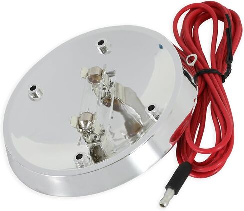 سكوت دريك كونكورس مجموعة مصابيح قبة كروم متوافقة مع سيارة فورد موستانج عام 1965، موديل C0AF-13A719-B in Kuwait