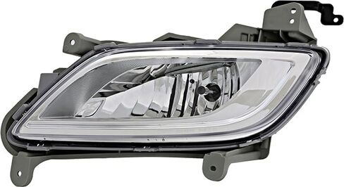 JP Auto Compatible with Hyundai Veloster Fog Light Lamp 2012 2013 2014 2015 2016 2017 Passenger Right Side in Saudi Arabia