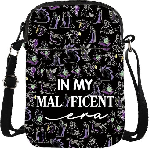 TSOTMO Villain Movie Merch Gift Evil Queen مستوحاة من حقيبة كروسبودي هدية لمحبي الأفلام الأميرة الأشرار WDW (Mal Era Cross) in Saudi Arabia